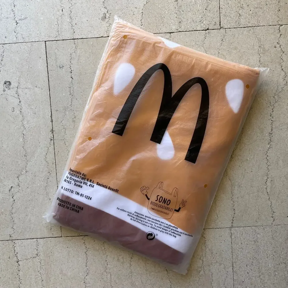 Set 3x McDonald's Beach Towels Big Max Burger + Fries Italy Europe Exclusive NEW